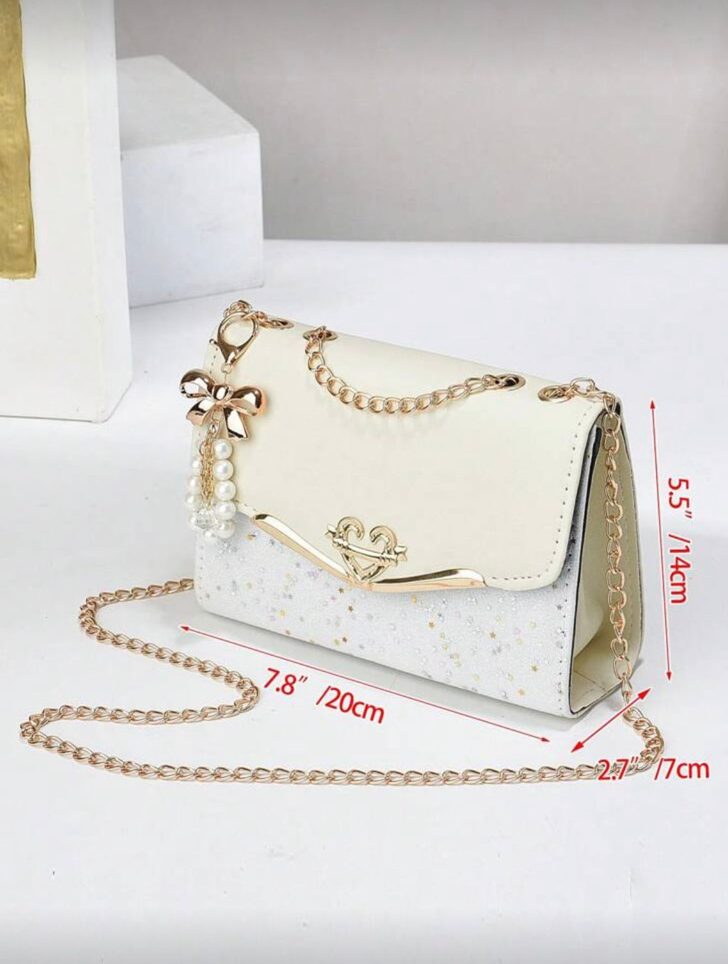 Ladies flip cover shoulder bag